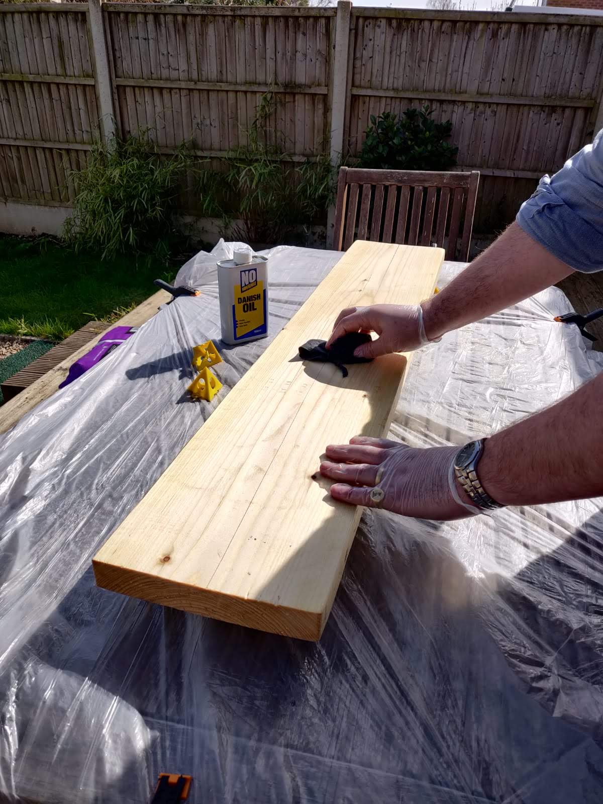 Scaffold board shelves Justin Coquillon