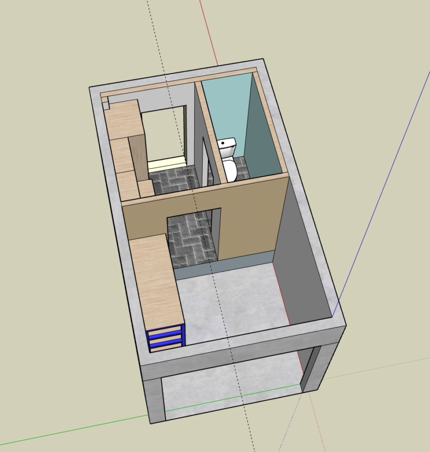 one car garage workshop layout